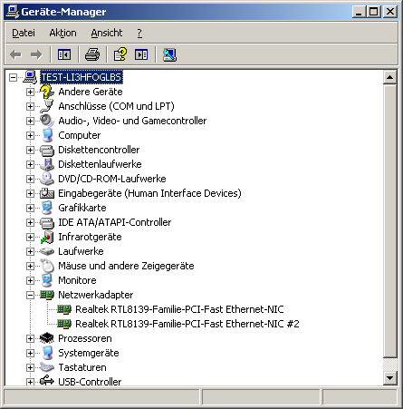 realtek rtl8139 family pci fast ethernet nic driver